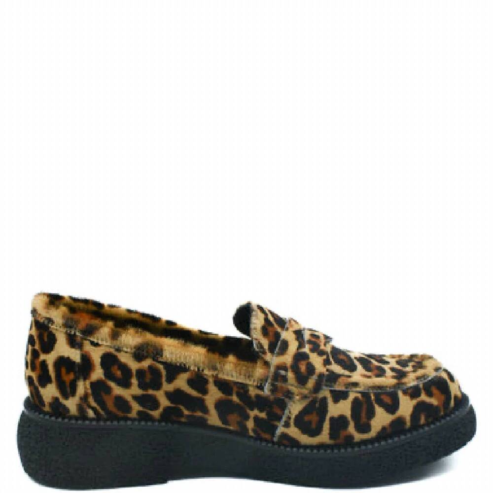 NEW THE FLEXX women's adenike loafer in leopard